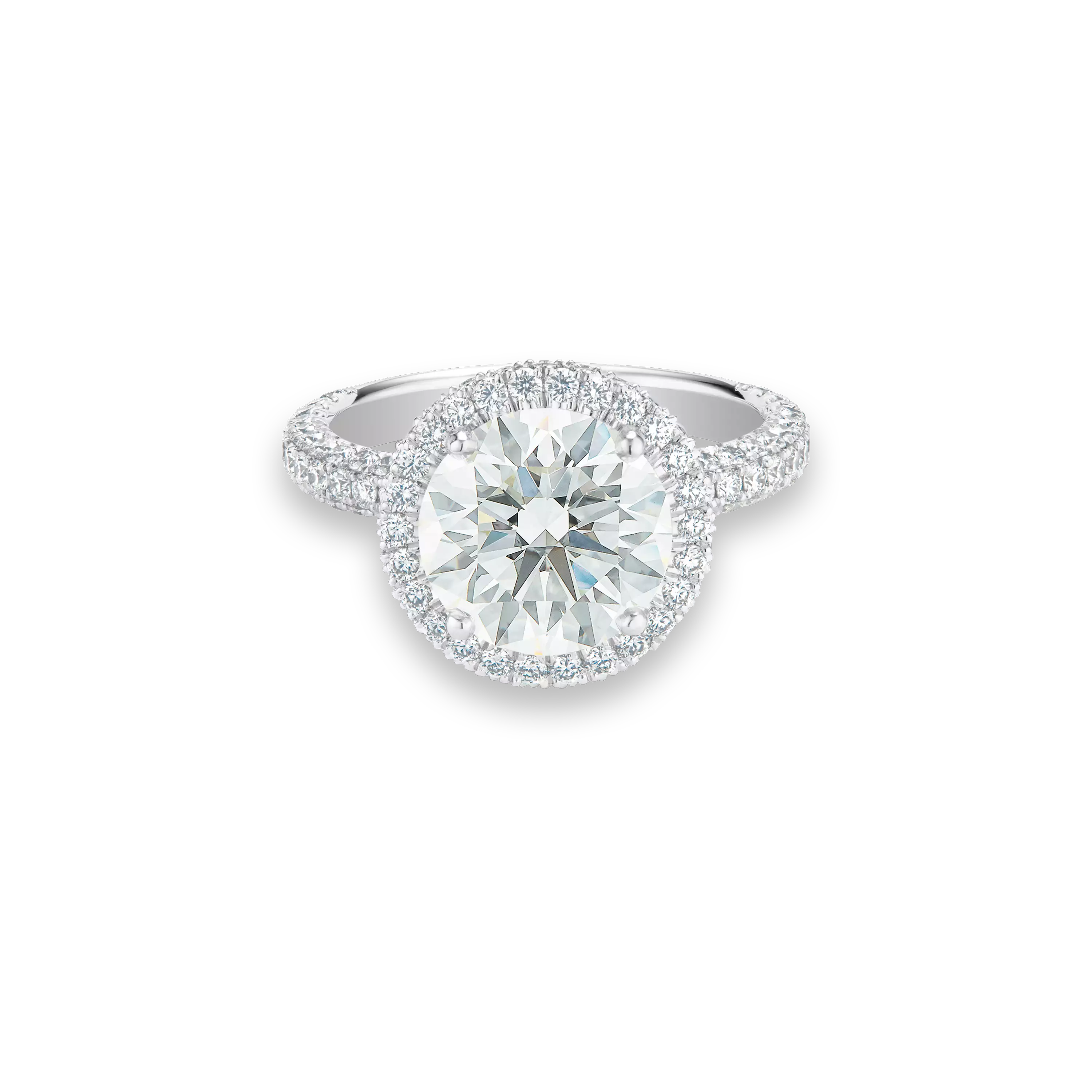 Aura Round Brilliant Diamond Ring