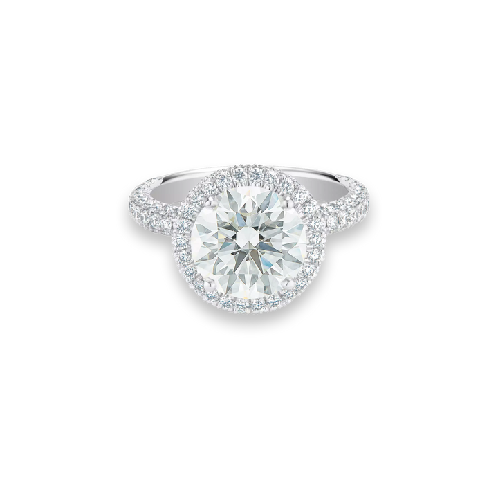 Aura Round Brilliant Diamond Ring