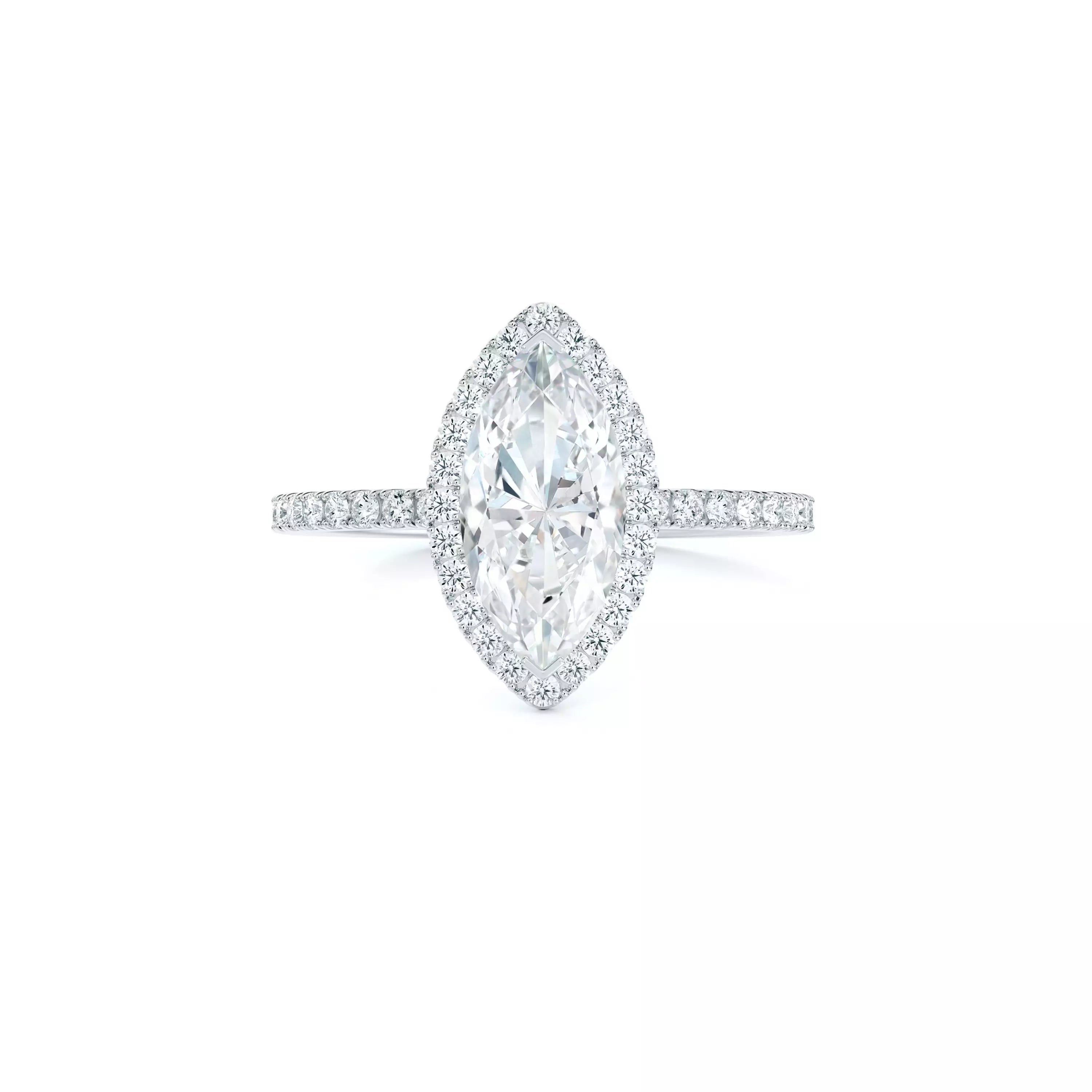 Aura Marquise-Shaped Diamond Ring ( G+ - VS+ )