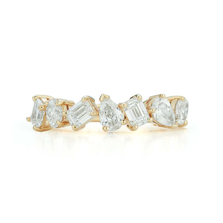 7 Stone Multi-Shape Ring