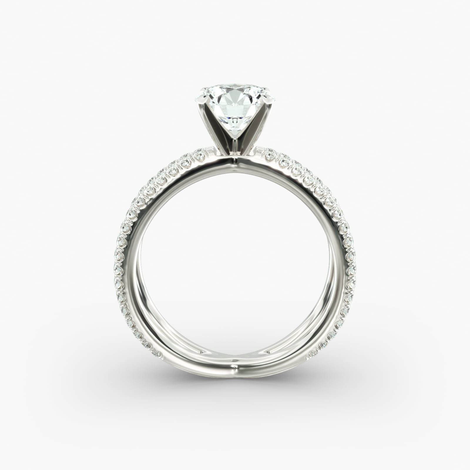 Empress Diamond Engagement Ring in 14k White Gold (1/3 ct. Tw.)