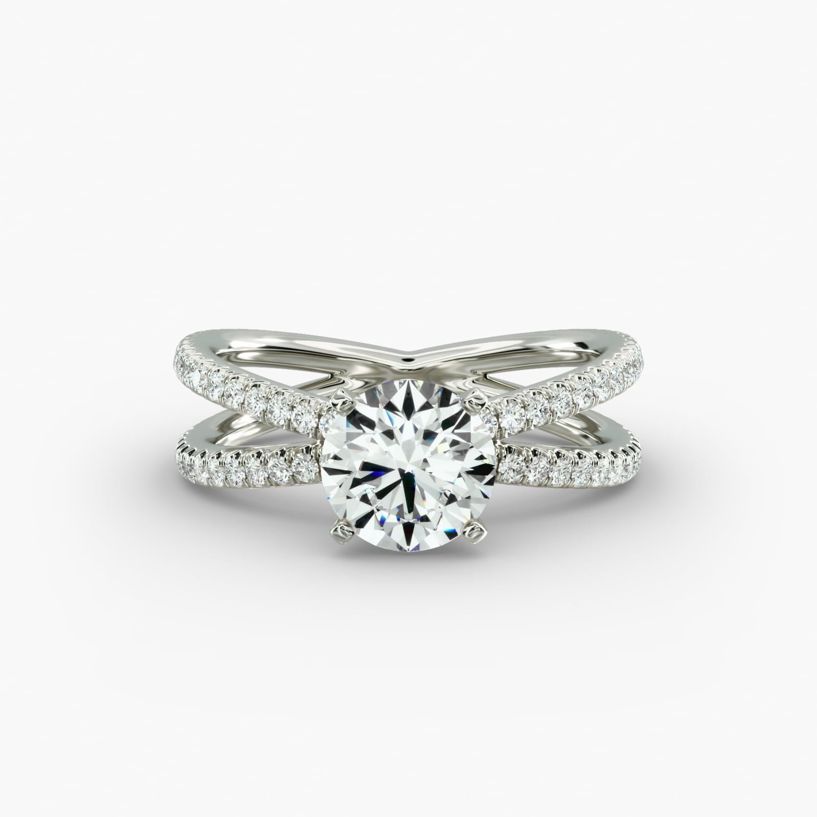 Empress Diamond Engagement Ring in 14k White Gold (1/3 ct. Tw.)