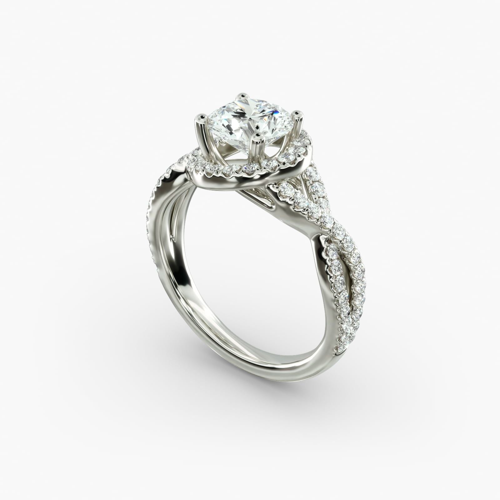Diamond Engagement Ring in 14k White Gold (1/3 ct. tw.)
