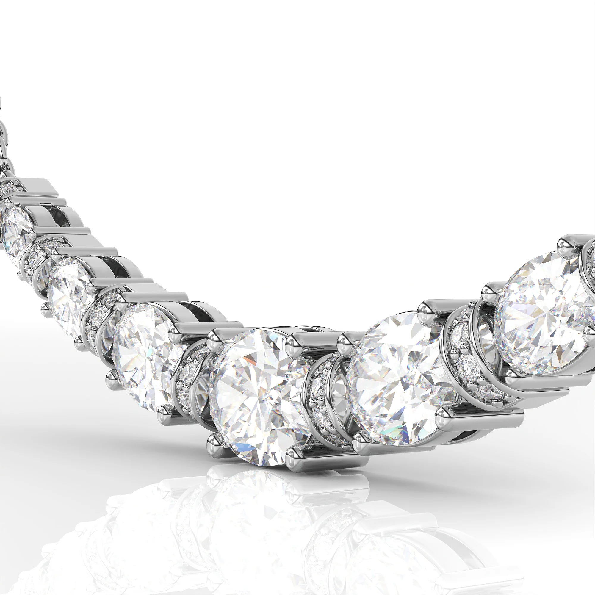 oval diamond pendant