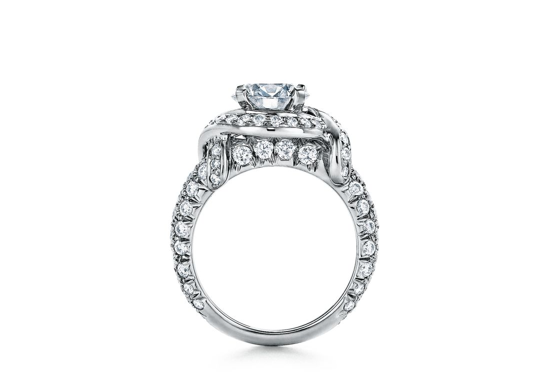 Diamond Platinum Band (Carat 2.12, Color F, Clarity VVS2,  Excellent  Cut)