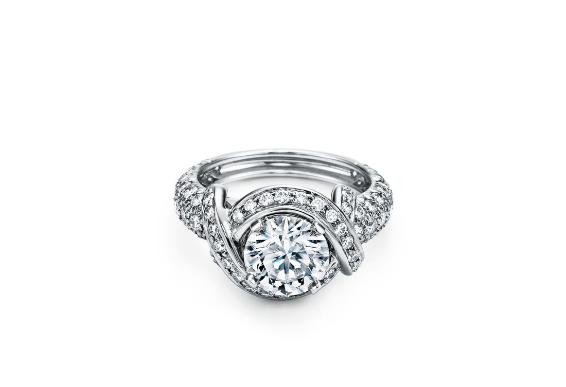 Diamond Platinum Band (Carat 2.12, Color F, Clarity VVS2,  Excellent  Cut)