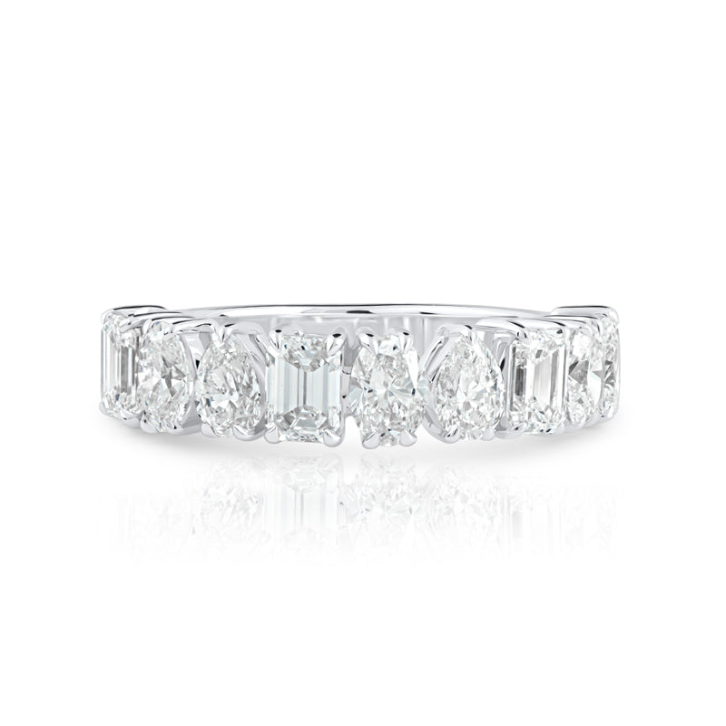 9 Stone Trinity 2.2ct Total Lab Diamond Ring