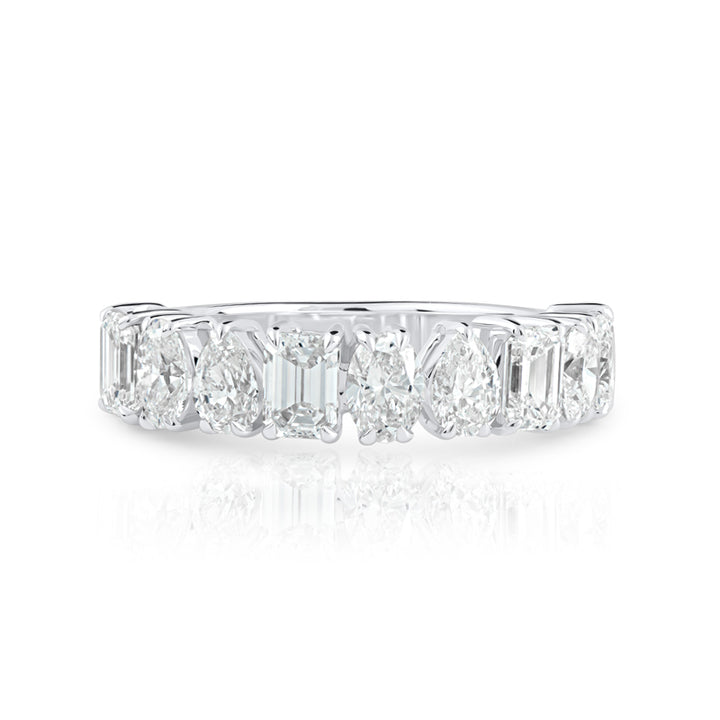 9 Stone Trinity 2.2ct Total Lab Diamond Ring